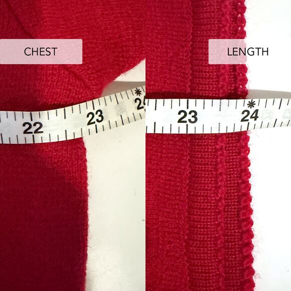 TALBOTS VTG 100% Wool Embroidered Hearts Birds Apple Beaded Cardigan Size L - Picture 15 of 15